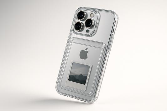 Étui Transparent Porte-Carte – Coque Souple Antichoc et Stylée pour iPhone 7 à 16 Pro Max