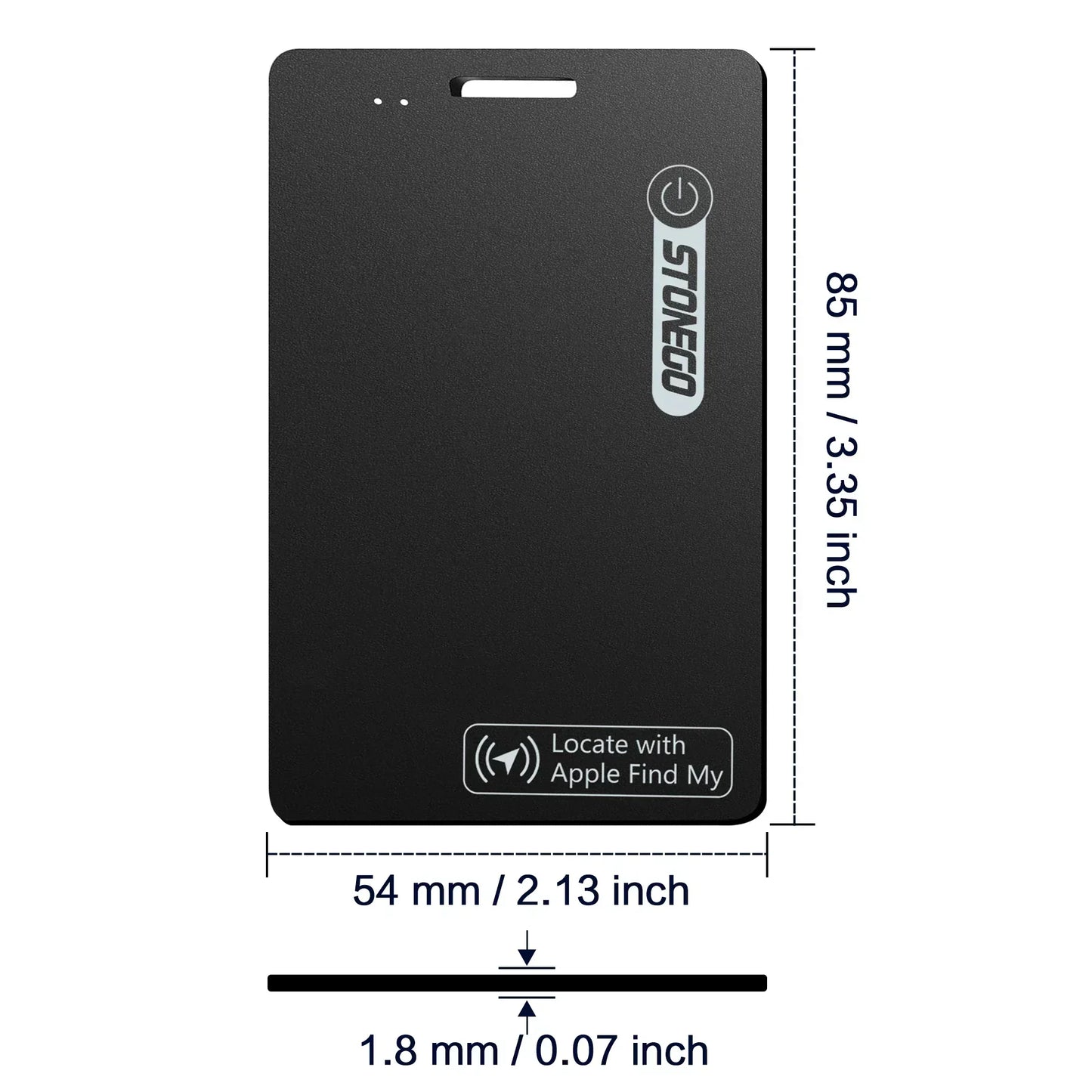 Wallet Anti-loss Card Location Tracking Smart Tag Bluetooth Device Ultra-thin Card Wireless Charge IP68 with iPhone Find My