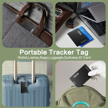 Wallet Anti-loss Card Location Tracking Smart Tag Bluetooth Device Ultra-thin Card Wireless Charge IP68 with iPhone Find My