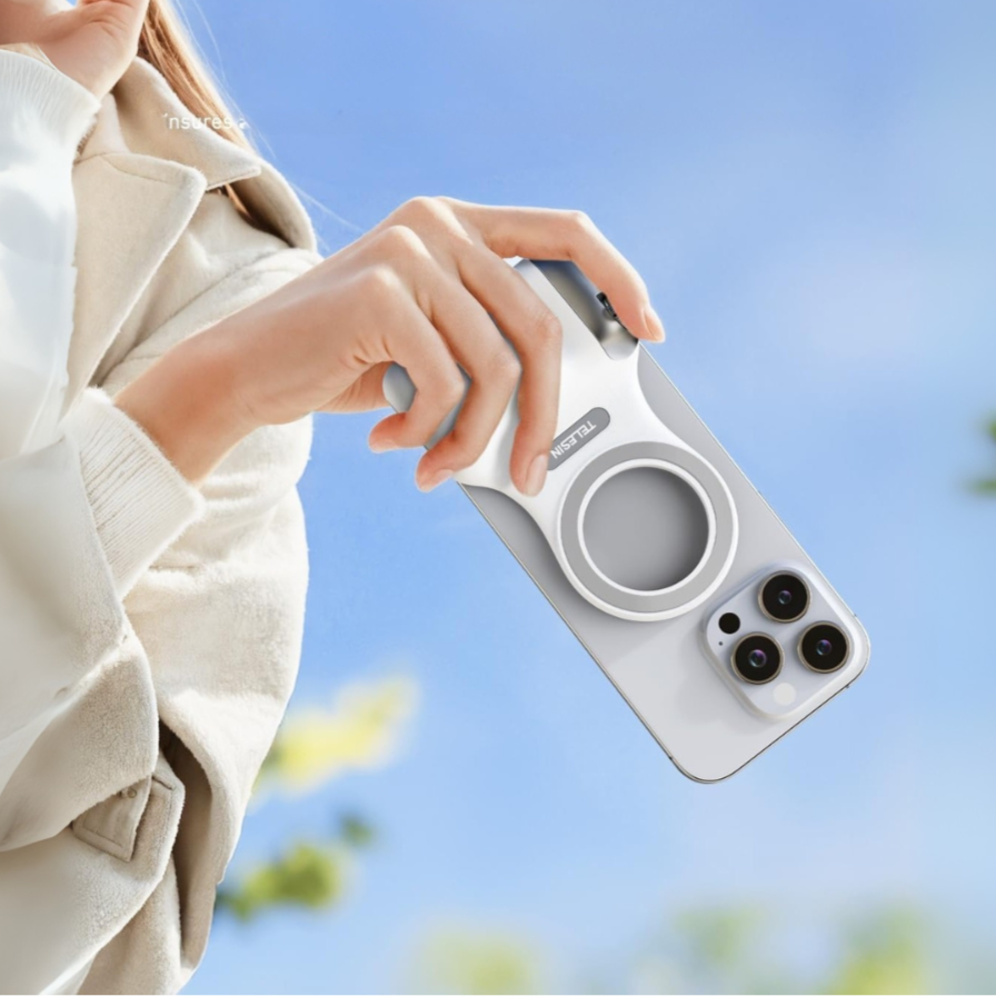 Poignée Smartphone FlashRetail – Support Magnétique et Télécommande pour Photos & Vidéos