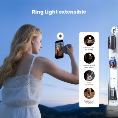 Poignée Smartphone FlashRetail – Support Magnétique et Télécommande pour Photos & Vidéos