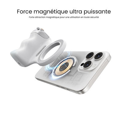 Poignée Smartphone FlashRetail – Support Magnétique et Télécommande pour Photos & Vidéos