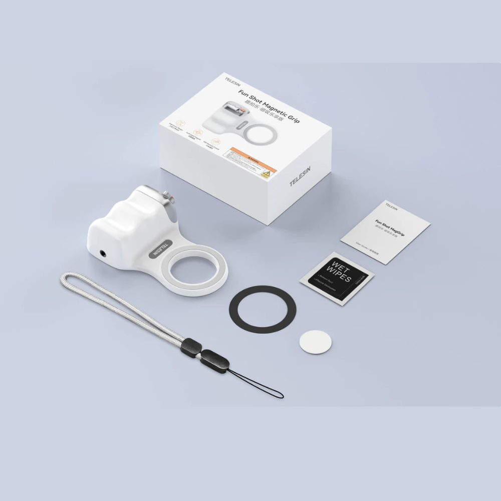 Poignée Smartphone FlashRetail – Support Magnétique et Télécommande pour Photos & Vidéos