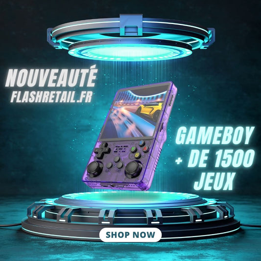 Console de Jeux Rétro de Poche | 15 000+ Jeux Classiques, Playstation, Écran IPS 3,5'', Autonomie 8h